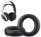 Zotech Replacement Leather Earpads Cushions for Sony PlayStation 5 Pulse 3D PS5 Wireless Headphones Black