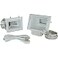 DATA COMM 506623WHKIT Flat Panel TV Cable Organizer Kit with Duplex Power Solution White