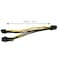 E-outstanding Eoutstanding 2pcs PCIE 6pin Female to 2X 8pin Male Adapter Power Splitter Cable for PCI Express 62 Pin Powered GPU Video Card 22cm