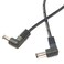 Keen Eye 1 Foot Right Angle DC Power 55mm x 21mm Patch Cable Flat Wire Male Male