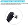Fancasee 2Pack 1ft 55mm x 21mm Male to Male DC Power Cable Straight to Right Angle Power Supply Adapter Cord for CCTV Surveillance Security Camera LED Strip DVR Router Invoice Printer