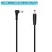 Fancasee 2Pack 1ft 55mm x 21mm Male to Male DC Power Cable Straight to Right Angle Power Supply Adapter Cord for CCTV Surveillance Security Camera LED Strip DVR Router Invoice Printer