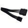 COMeap 2Pack 4 Pin LP4 525 Molex to 35 Floppy Drive 4 Pin Female FDD Power Adapter Cable 75inch19cm