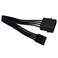 COMeap 2Pack 4 Pin LP4 525 Molex to 35 Floppy Drive 4 Pin Female FDD Power Adapter Cable 75inch19cm