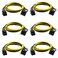 Amangny PCIE 6 Pin Male to 862 Pin Male PCIe Adapter Power Cable PCI Express Extension Cable 24 Inches62cm