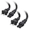 Cable Matters 2Pack 2 Prong Vizio TV Power Cord Replacement 6ft NEMA 115P to IEC C7 Polarized AC Power Cord for PS2 TV and More