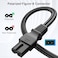 Cable Matters 2Pack 2 Prong Vizio TV Power Cord Replacement 6ft NEMA 115P to IEC C7 Polarized AC Power Cord for PS2 TV and More
