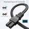 Cable Matters 2Pack 2 Prong Vizio TV Power Cord Replacement 6ft NEMA 115P to IEC C7 Polarized AC Power Cord for PS2 TV and More