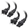 Cable Matters 2Pack 2 Prong Vizio TV Power Cord Replacement 6ft NEMA 115P to IEC C7 Polarized AC Power Cord for PS2 TV and More