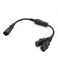 Eonvic IEC 320 C14 Male Plug to 2XC13 Female Socket Splitter Power Cable 1ft
