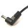 Keen Eye 2 Pack 1 ft Right Angle DC Power 55mm x 21mm Male Male Flat Cable for Musical Instrument Pedals