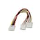 Lheng 4 Pin ATX Molex Power Supply Extension Cable Male to Female Port Power Cable IDE Power Splitter Connector 1 to 2 Power Lines 10Pcs