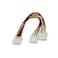 Lheng 4 Pin ATX Molex Power Supply Extension Cable Male to Female Port Power Cable IDE Power Splitter Connector 1 to 2 Power Lines 10Pcs