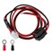 TengKo 1M 4Pin 12 AWG 12V 3A DC Power Supply Cable Short Wave Power Supply Cord Cable Adapter Fuse wire for Yaesu FT450D FT891 FT991 Kenwood TS480SAT TS590SG TS890s Icom IC7000 IC7100 IC7610
