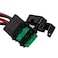 TengKo 1M 4Pin 12 AWG 12V 3A DC Power Supply Cable Short Wave Power Supply Cord Cable Adapter Fuse wire for Yaesu FT450D FT891 FT991 Kenwood TS480SAT TS590SG TS890s Icom IC7000 IC7100 IC7610