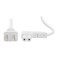Vebner 195in 2Pack Power Cord Compatible with Sonos One Sonos One SL Sonos Play1 Speakers Power Plug Cable Short White
