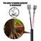 Yoizyfree Trail Camera Power Cord 40x17mm DC External Power Cable Compatible with Tactacam Reveal X XB SK Snyper Cameras 40x17mm DC Plug Trail Game Camera