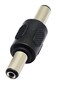 zdyCGTime 21mm X 55mm DC Power Adapter DC Power 55mm x 21mm Male to Male Coupler for CCTV Camera 2pack