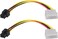 zdyCGTime 4Pin Molex Male to 6Pin PCIE Male Graphics Card Power Cord AdapterMolex to 6Pin4pin Molex to 6pin PCIE Express Cable Graphics Adapter Conversion Cable17cm2Pack