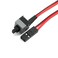 ZYAMY 2PCS 2Pin PC Power Cable Reset Switch ATX Computer Case Internal Power Cable OnOff Cord RedBlack