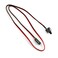 ZYAMY 2PCS 2Pin PC Power Cable Reset Switch ATX Computer Case Internal Power Cable OnOff Cord RedBlack