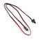 ZYAMY 2PCS 2Pin PC Power Cable Reset Switch ATX Computer Case Internal Power Cable OnOff Cord RedBlack
