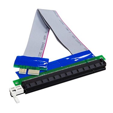 Kingwin PCIe Riser Card 1X16X PCI Express Adapter Flexible Expander Extension Cable PCI06