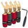 AudioQuest SureGrip 300 MultiSize Spade Set of 4 Gold