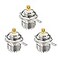 Superbat wlaniot SO239 Bulkhead Connector UHF Female Nut Bulkhead Handle Deck Clip Solder Cup Panel Mount Straight Connector 3pcs