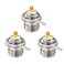 Superbat wlaniot SO239 Bulkhead Connector UHF Female Nut Bulkhead Handle Deck Clip Solder Cup Panel Mount Straight Connector 3pcs