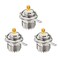 Superbat wlaniot SO239 Bulkhead Connector UHF Female Nut Bulkhead Handle Deck Clip Solder Cup Panel Mount Straight Connector 3pcs