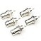 ANHAN BNC Female Panel Mount Connectors with Nut BNC Female Bulkhead Adapters RF Coaxial Adapter 5Pack