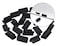 iKammo 20 Pcs HDMI Dust Cover Plugs HDMI Female Prot Dust Cap Protector Stoppers for TV Laptop Computer Other Devices with 2 Cleaning Brushes