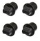Neutrik 4 Pack NDM Dummy Plug for Male XLR Receptacles in Black