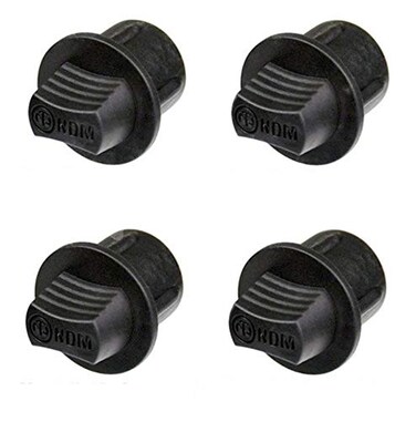 Neutrik 4 Pack NDM Dummy Plug for Male XLR Receptacles in Black