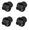 Neutrik 4 Pack NDM Dummy Plug for Male XLR Receptacles in Black