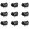 ZCZQC 6Pin Female Headphone Socket 10PCS PCB Panel Mount 6 Pin 14inch 635mm Female Socket Stereo Headphone Jacks Connectors