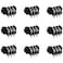 ZCZQC 6Pin Female Headphone Socket 10PCS PCB Panel Mount 6 Pin 14inch 635mm Female Socket Stereo Headphone Jacks Connectors