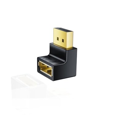 ALYYDBG Right Angle Displayport 14 Socket Adapter Model B