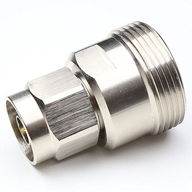 ANHAN L29 716 DIN Female to N Male Connector Converter N to 716 DIN RF Coax Adapter for Communication Network 1Pack