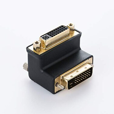 Arnorin DVII Female to DVID Male Right Angle Adapter
