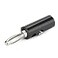 DIYhz Audio Speaker Cable Connector20 Pcs 4mm Audio Speaker Wire Cable Screw Banana Plug Connector BlackRed