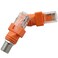 BLLNDX 2PCS F Female to RJ45 Male Coaxial Barrel Couplers Adapters Straight Connectors