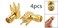 bnafes SMA Female Jack Right Angle Solder PCB Mount RF Connector Adapter 4pcs