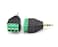 CABLESONLINE.COM ATLANTIC CablesOnline 35mm 18in Stereo Male Plug to AV 3Screw Terminal Block Balum Connector 5PackPLCN135