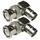 CESS BNC Right Angle Adapter Male to Female Female to Male Elbow 2 Pack