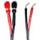 CNCESS 2mm Pin Screw Banana Plug to 4mm Female Banana Jack Adapter Cable 6 Inch 2 Pack