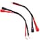 CNCESS 2mm Pin Screw Banana Plug to 4mm Female Banana Jack Adapter Cable 6 Inch 2 Pack