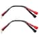 CNCESS 2mm Pin Screw Banana Plug to 4mm Female Banana Jack Adapter Cable 6 Inch 2 Pack
