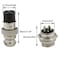 PEN Connector Plugs 16mm 5 Pin Din FemaleMale Aviation Wire Connector Plug GX16 Metal Chassis Connector Socket 5 Sets